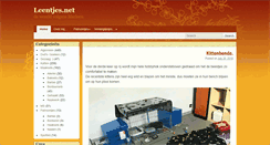 Desktop Screenshot of leentjes.net